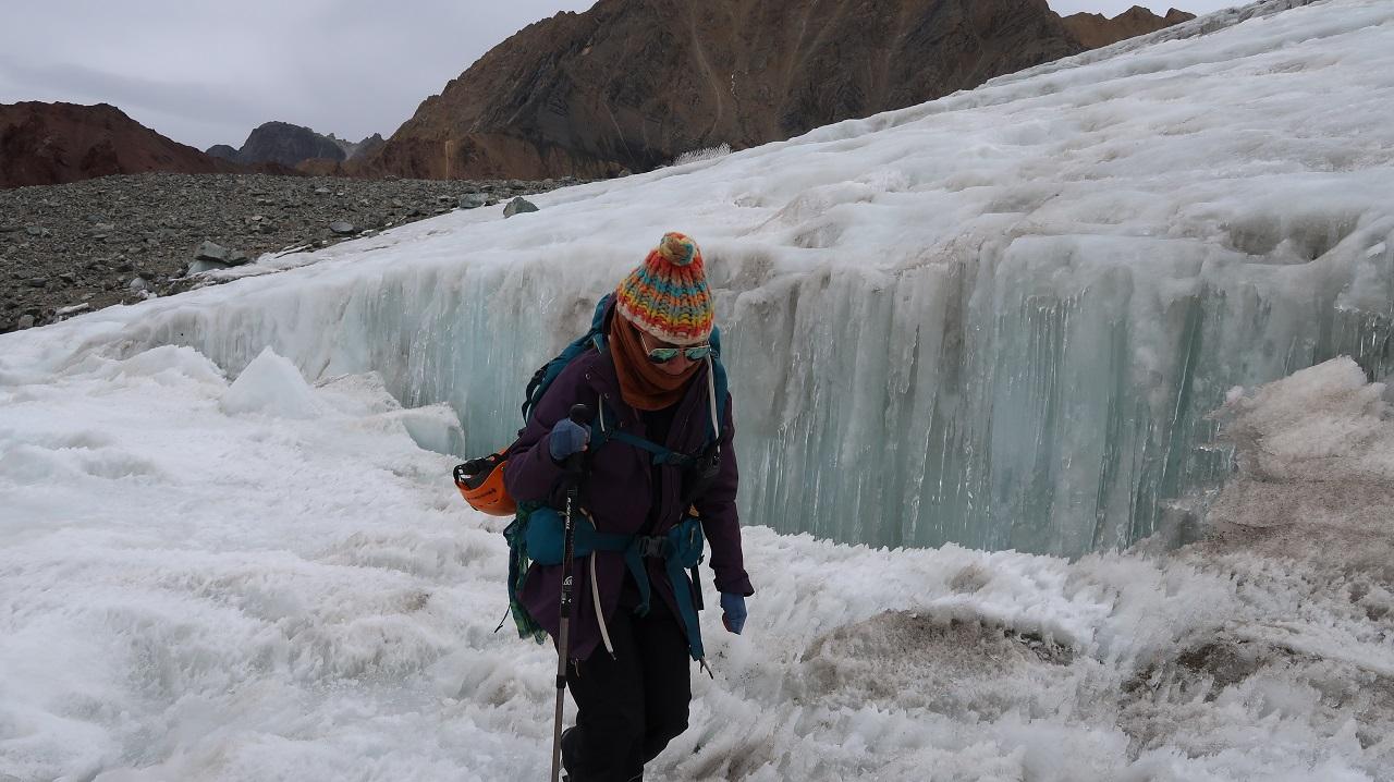 Génesis Ulloa estudia glaciares RM