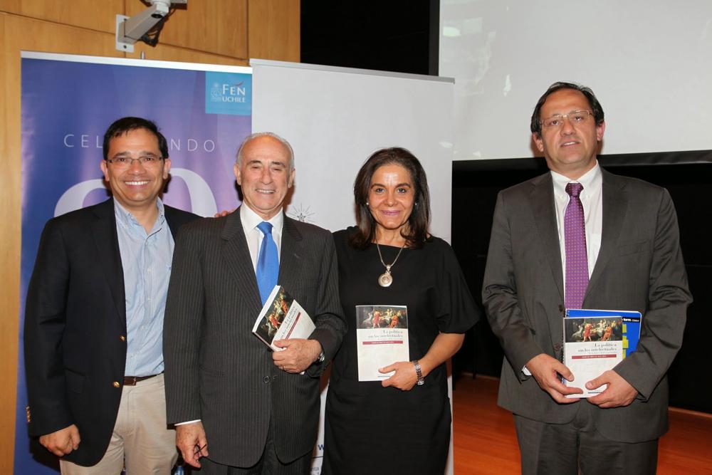 Sergio Micco, Sergio Bitar, Cecilia Rovaretti y Harald Beyer
