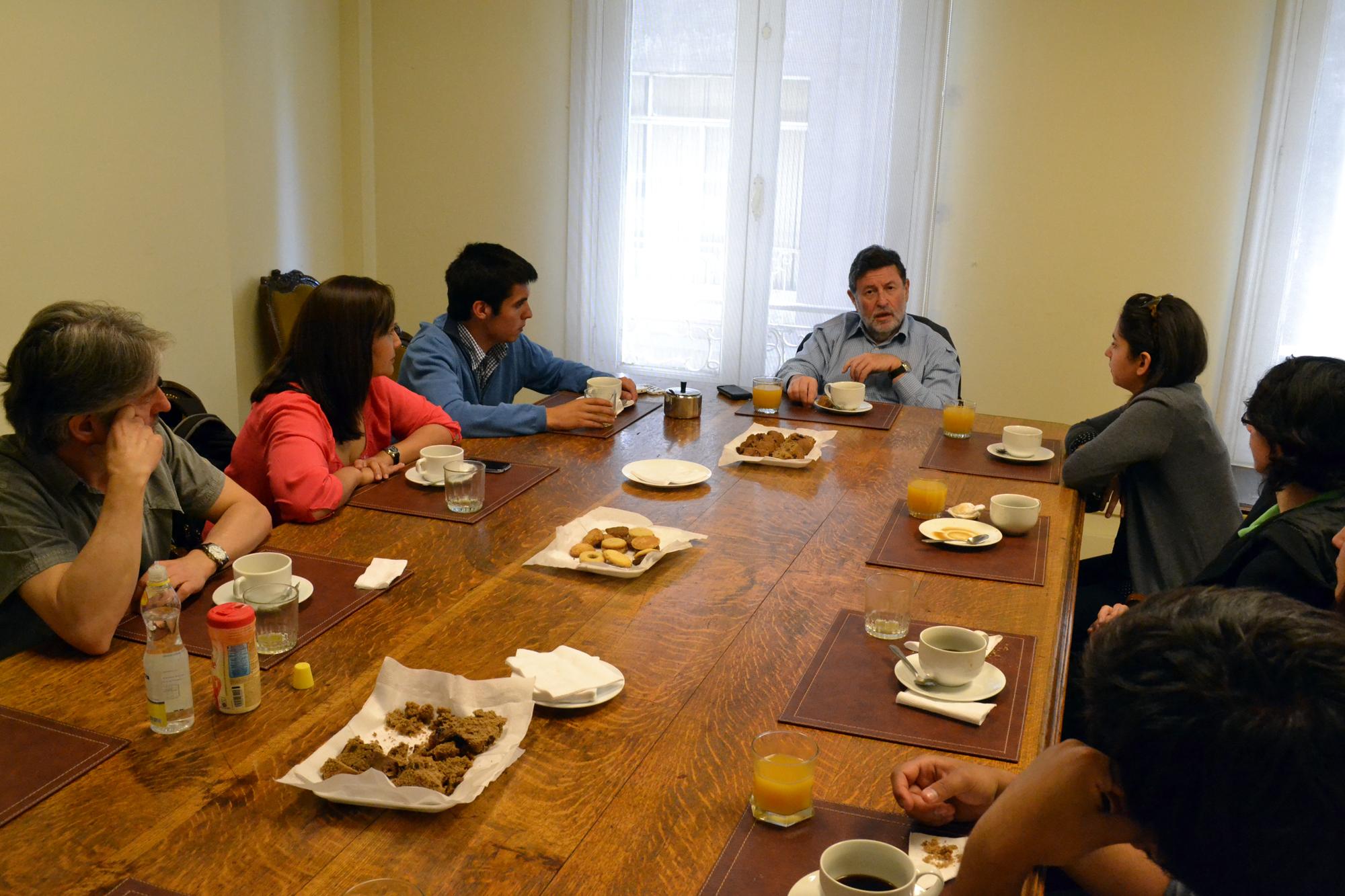 En la reunión se trató la agenda de trabajo del Instituto.