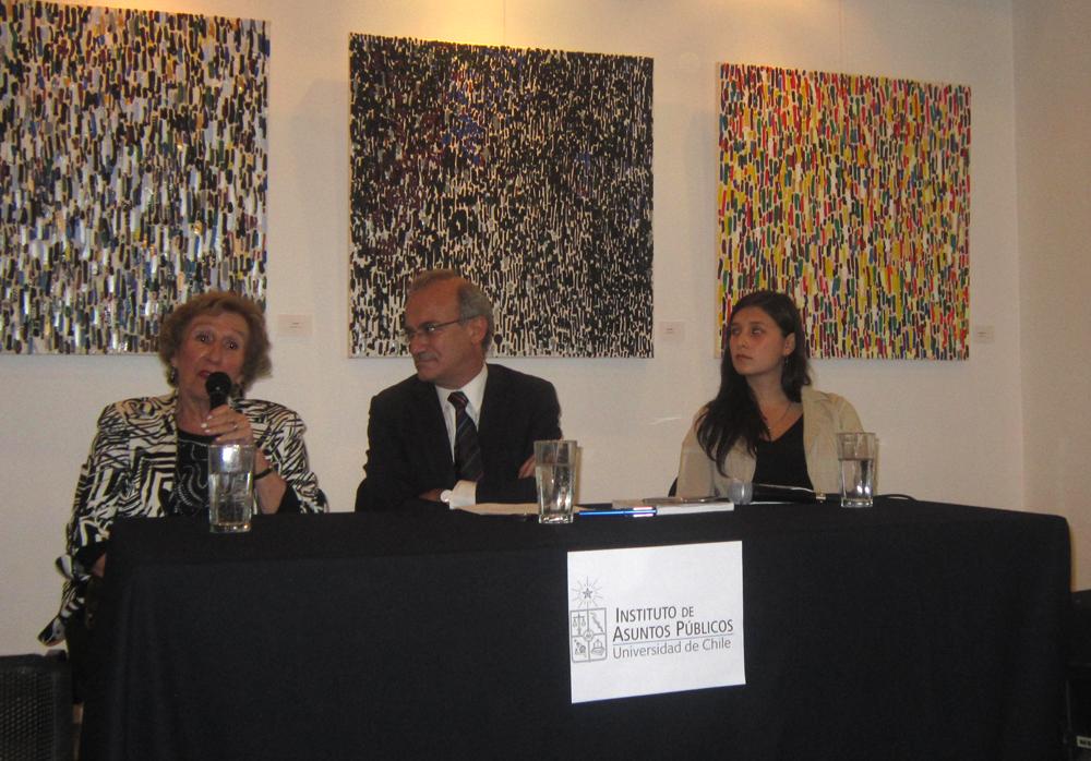 Felicitas Valenzuela, Mauro Mosciatti y Romina Olmos de Aguilera.