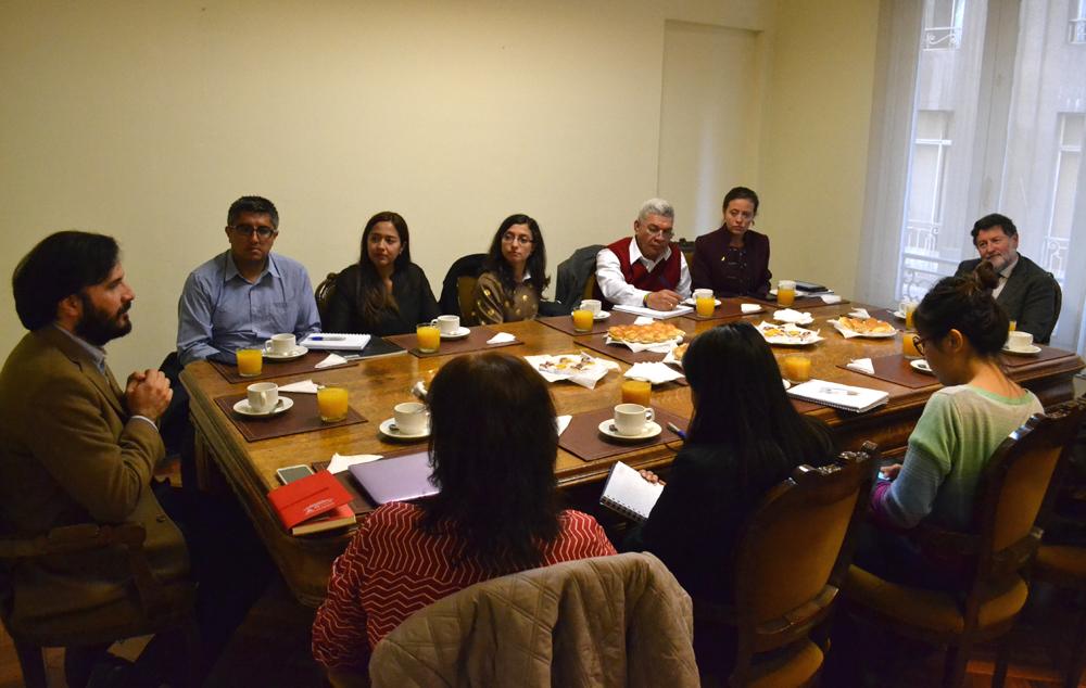 La delegación sostuvo reuniones con autoridades y académicos del INAP.