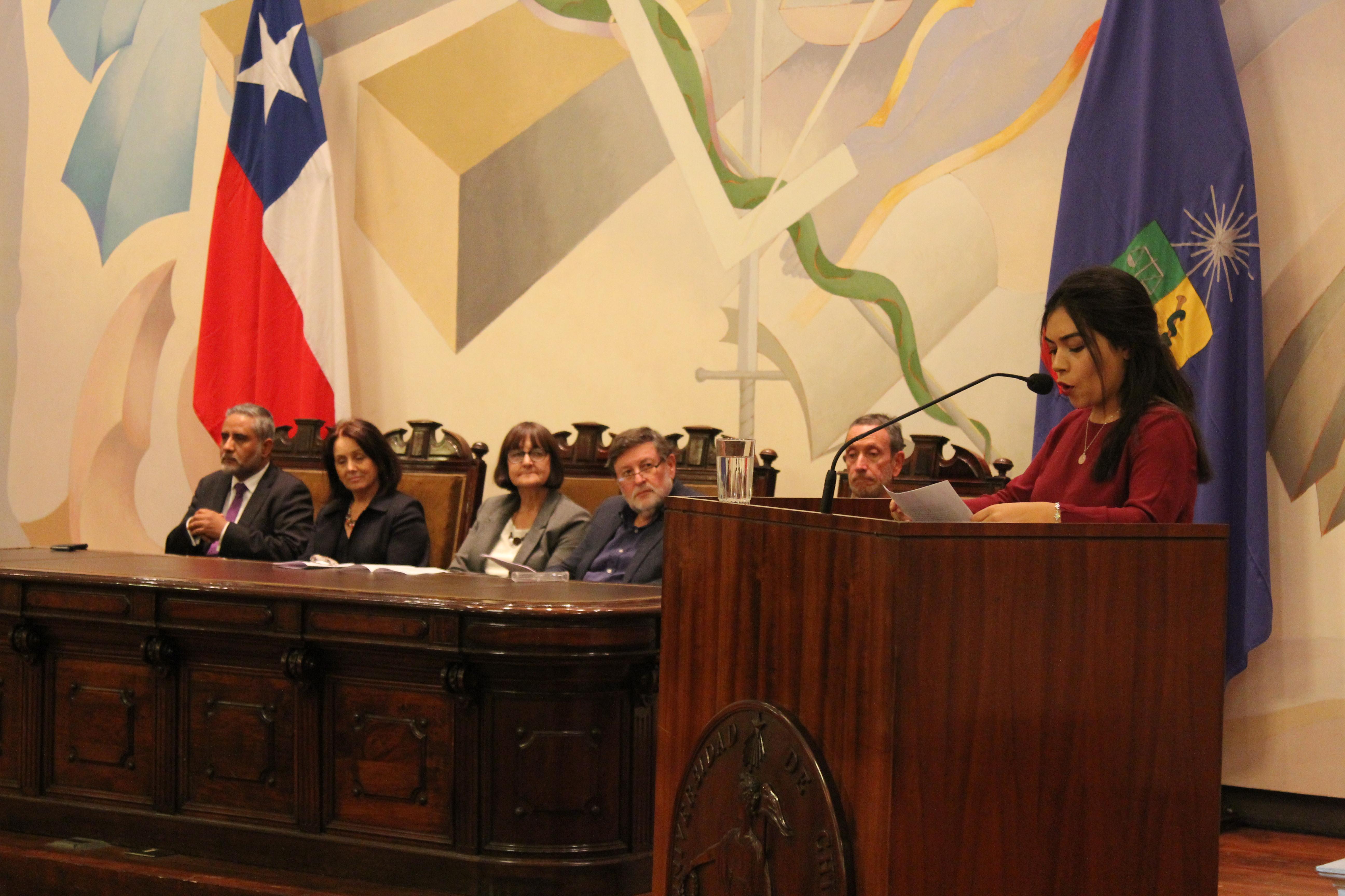 Valentina Carvajal, Secretaria de Comunicaciones del Centro Deportivo de Administración Pública.