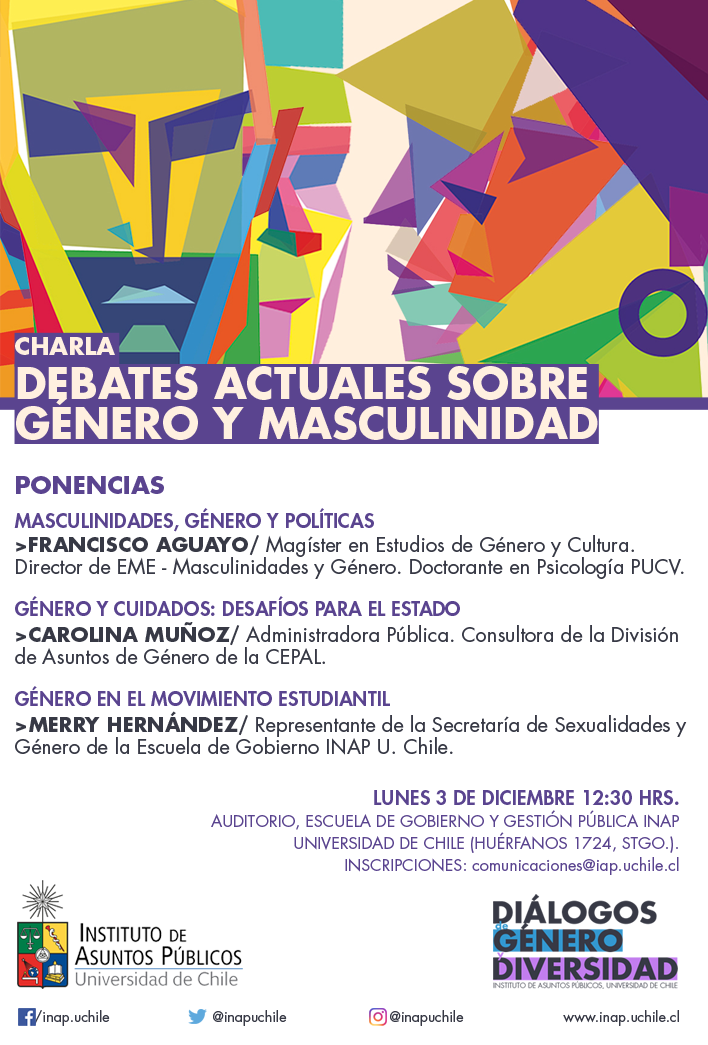 El segundo evento del Ciclo Diálogos de Género y Diversidad abordará los roles de género y las nuevas masculinidades.