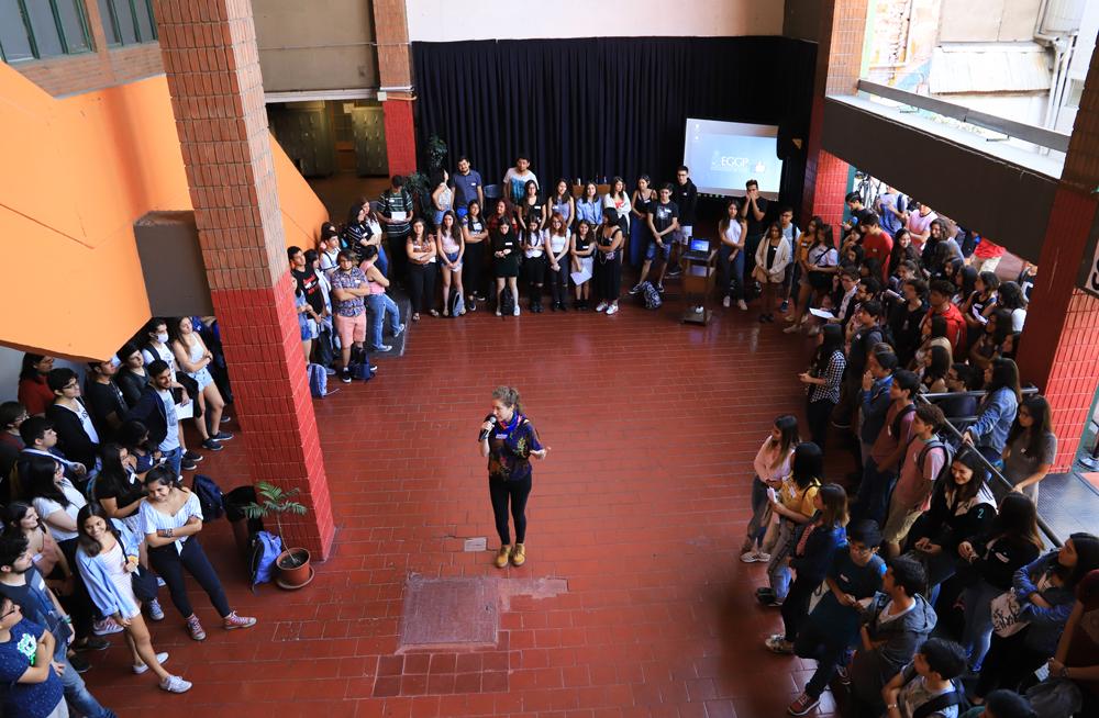 Los estudiantes participaron en actividades para conocerse.