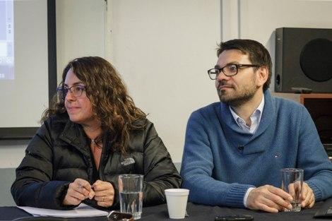 Lorena Antezana y Cristian Cabalin.