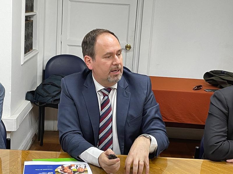 Julián Suárez, representante de la Banca de Desarrollo de América Latina y el Caribe (CAF) en Chile.