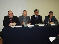 Holger Haibach,  Reinhard Willig, Fabián Novak y José Morandé Lavín.
