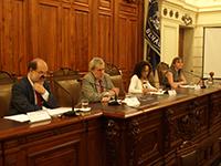 Carlos Portales, Alberto van Klaveren, María José Henríquez y Lorena Oyarzún.