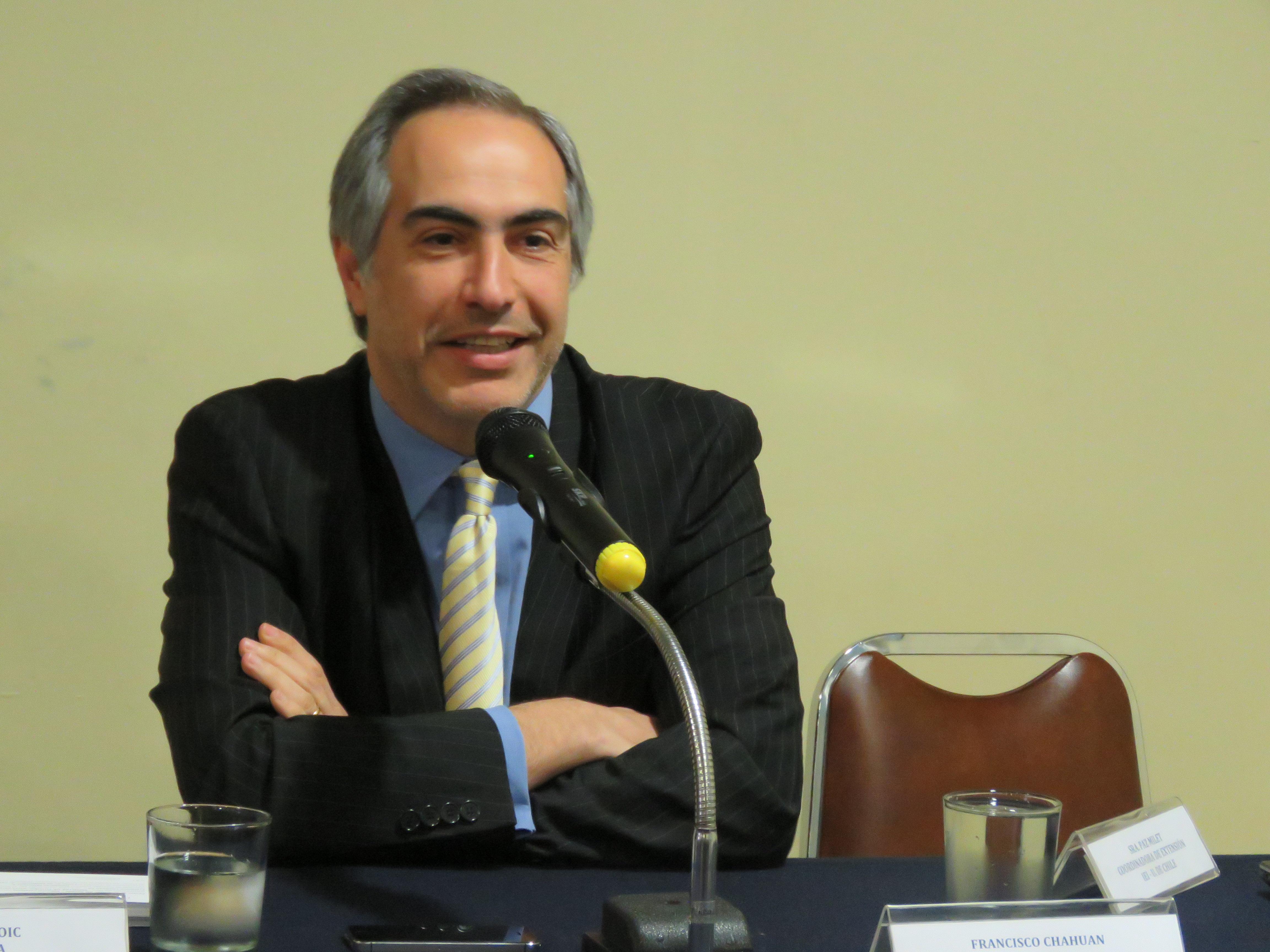 Senador Francisco Chahuán, Presidente de la Comisión de Relaciones Exteriores del Senado.
