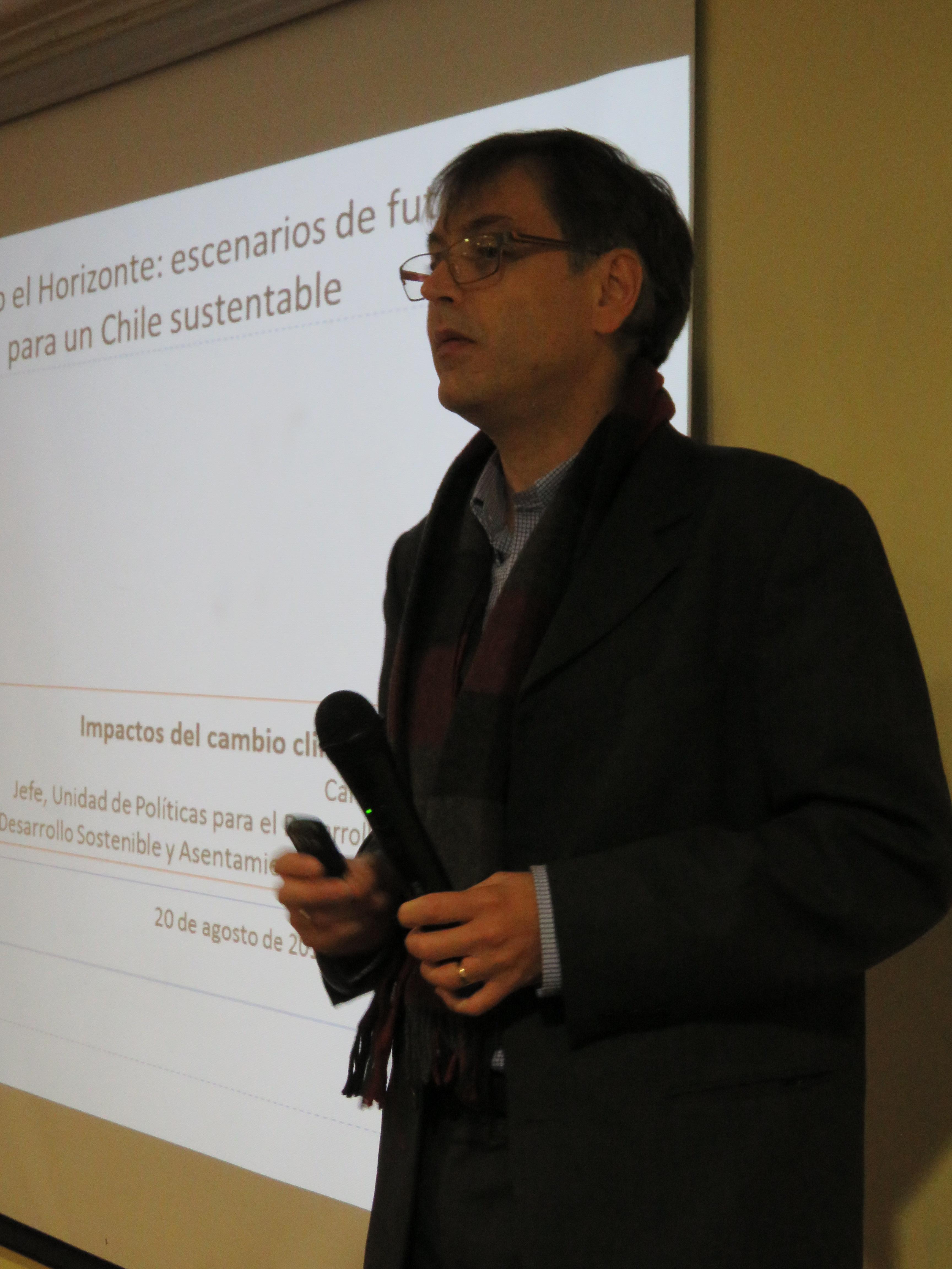Carlos de Miguel, Jefe Unidad de Políticas Públicas para el Desarrollo Sostenible de la Comisión Económica para América Latina (CEPAL) - Naciones Unidas