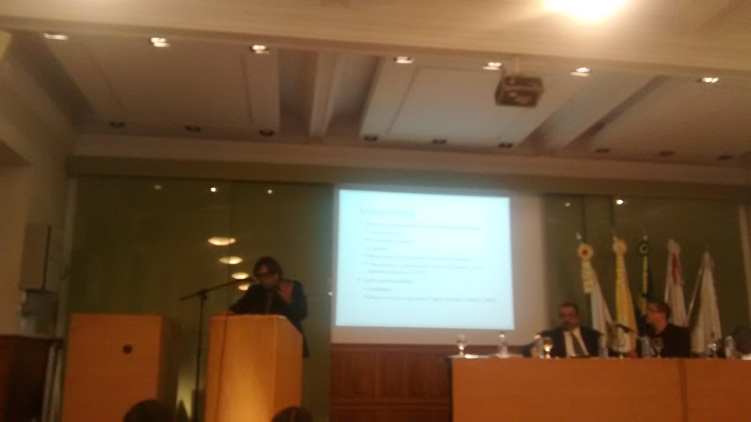 Gilberto Aranda expone en seminario de la Asociación Brasileña de Relaciones Internacionales (ABRI).