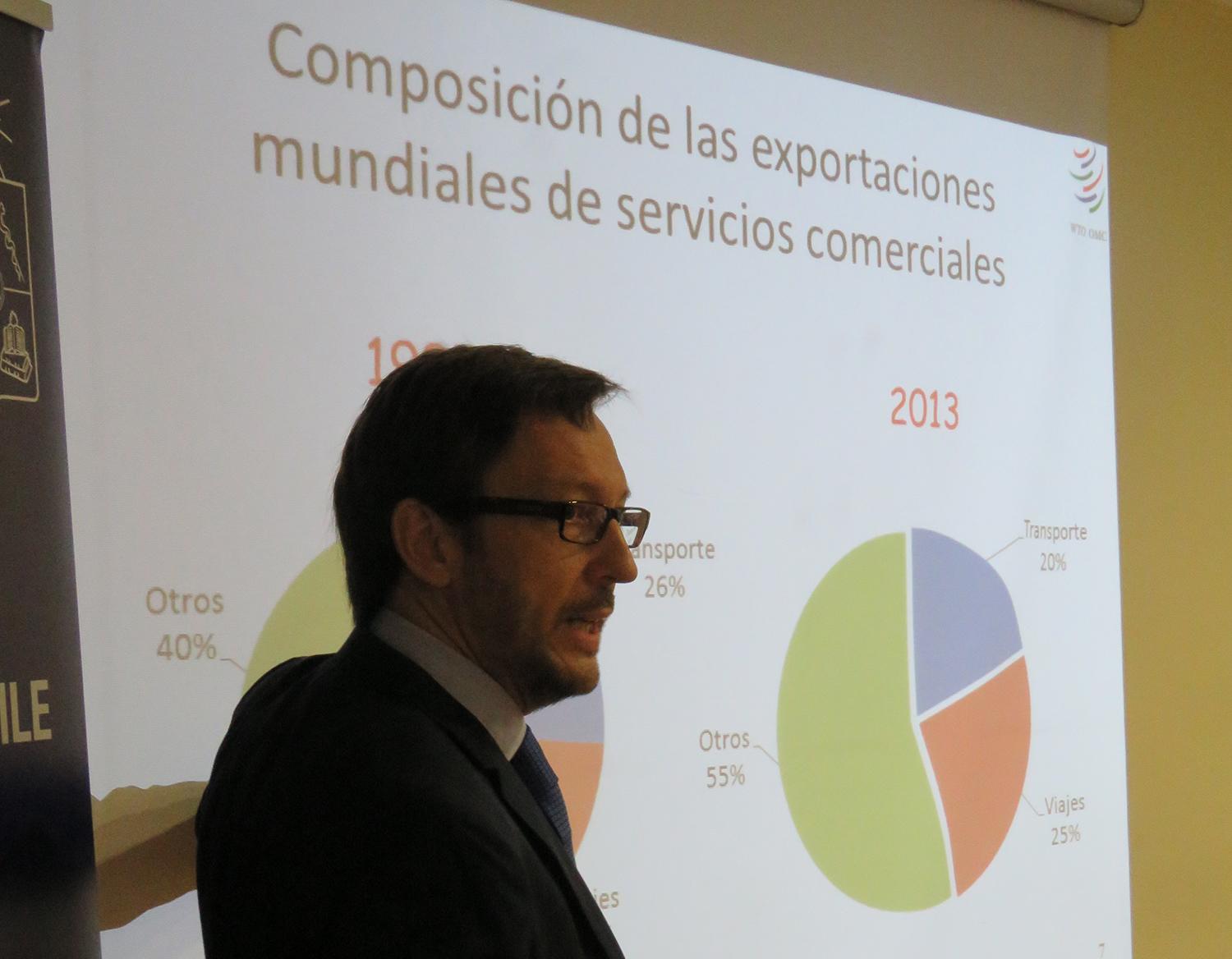 Juan Marchetti, Secretario del Comité de Comercio en Servicios Financieros de la OMC, dicta charla inaugural del Curso Intermedio de Servicios en el IEI.