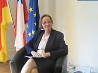 Hildigund Neubert,  vicepresidenta de la Directiva de la Fundación Konrad Adenauer.