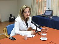 Dra. Grace Jaramillo, cientista política y ex académica de Flacso Ecuador.