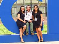 María Fernanda Hernández, Matthias Erlandsen y Carolina Merino.