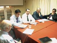 José Ignacio Escobar, Claudio Troncoso y Milenko Bertrand-Galindo.