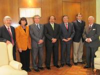 Osvaldo Rosales, Rosa Devés, Mario Leal, Arturo Oropeza, José Morandé, Miguel Angel López y Walter Sánchez.