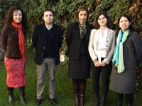 María José Henríquez, Eduardo Carreño, Astrid Espaliat, Carolina Orjuela y Olga Lozano.