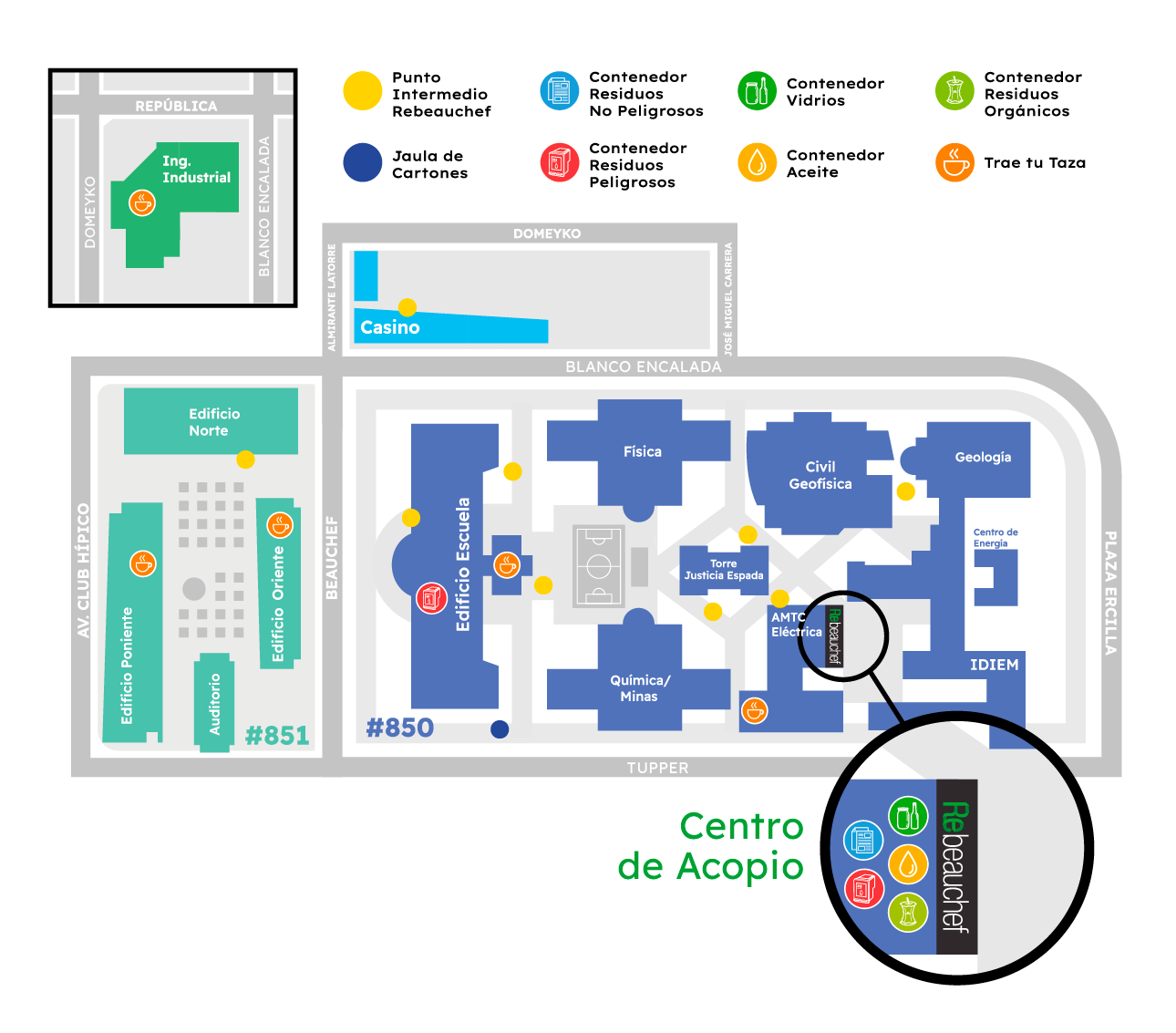 Mapa Rebeauchef