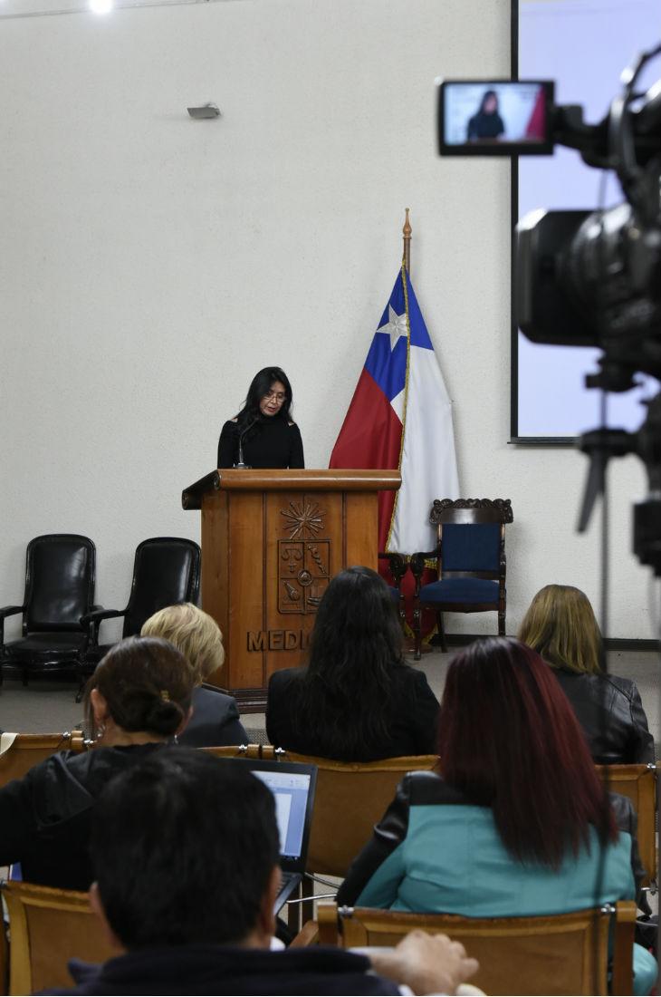 La directora (s) del Decsa, profesora Vilma Mejía, revisó la historia de estas jornadas y la amplitud de miradas que ha tenido a lo largo de sus diferentes encuentros.