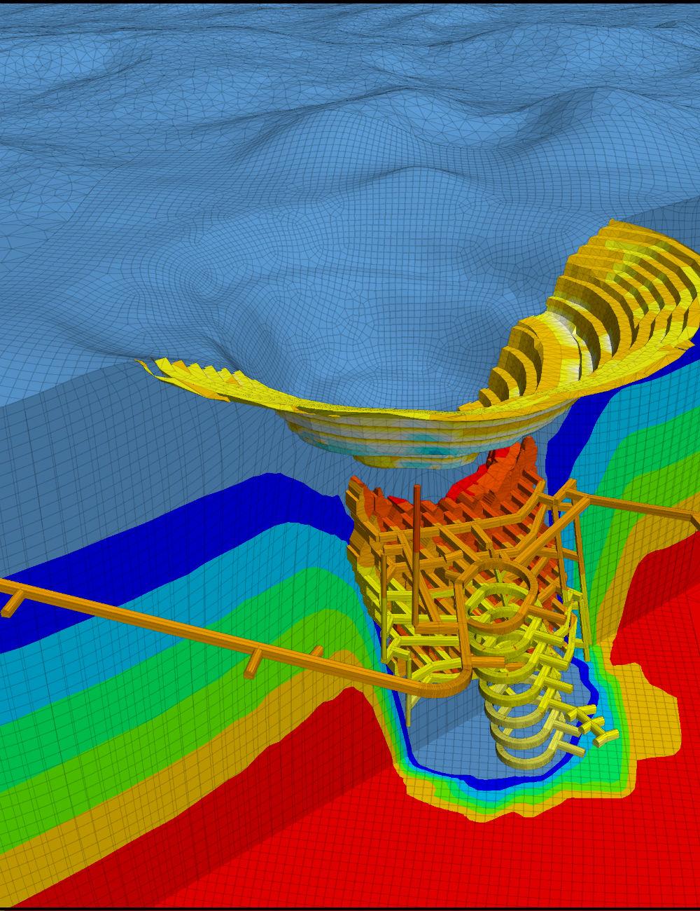 Software especializados para geomecánica aplicada a la minería.