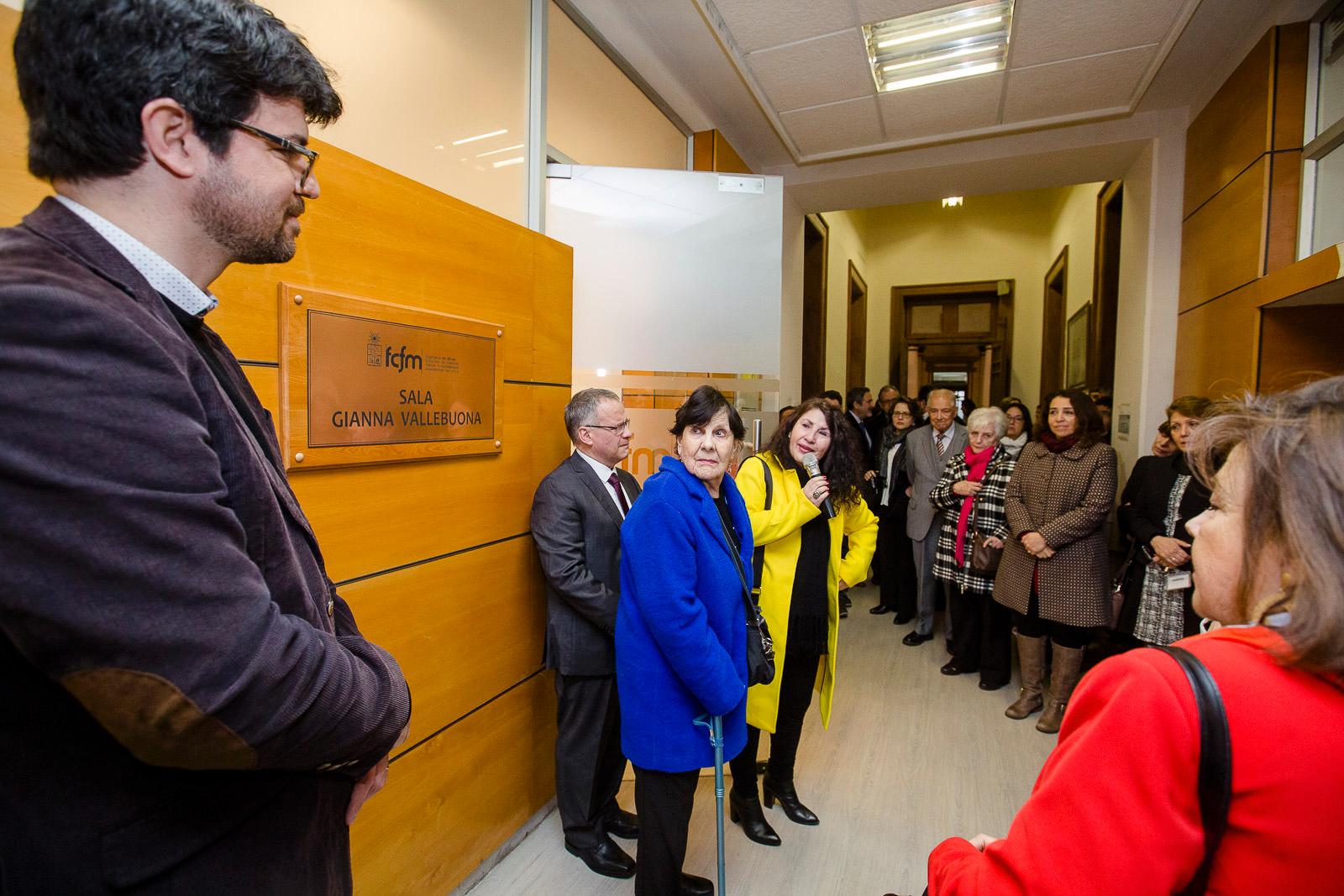 Inauguración Sala Gianna Vallebuona.