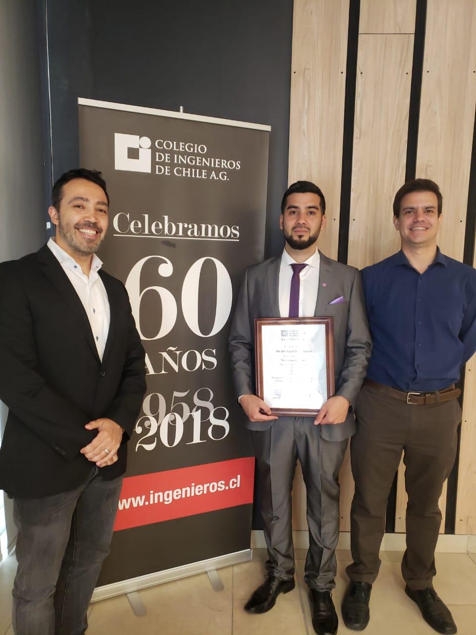 Leandro Voisin, Julio Ossandón y Javier Vallejos.