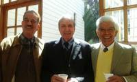 Dr. Alejandro Berenguela, consejero nacional del Colegio de Dentistas y encargado del Departamento de Ética; Dr. Luis Ciocca, y Dr. Carlos Berroeta.