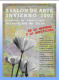 Afiche Primer Salón de Arte Invierno 2007