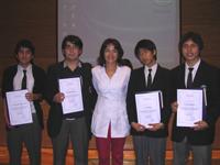 La Dra. Ana Ortega dictó la clase inicial a los alumnos del Instituto Nacional.