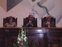 De izq. a der.: Prof. Dra. Susana Encina, Prof. Dr. Francisco Campos y Prof. Dr. Raúl de la Sotta.