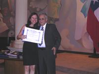 Prof. Dr. Nelson Lobos Jaime-Freyre junto a la Dra. María Loreto Bravo.