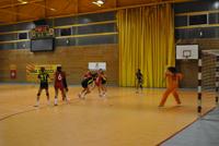 Carla Sciaraffia , durante un partido de handball en Guadalajara