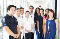 Equipo del servicio de Imagenología de la Clínica Odontológica U. Chile