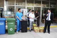 Se inauguran Puntos Limpios en conjunto con la Facultad de Ciencias Químicas y Farmacéuticas