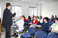 Visita oficial de Unesp a Odontología U. Chile 