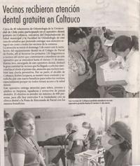 Coltauco recibió a Trabajos Voluntarios de Odontología