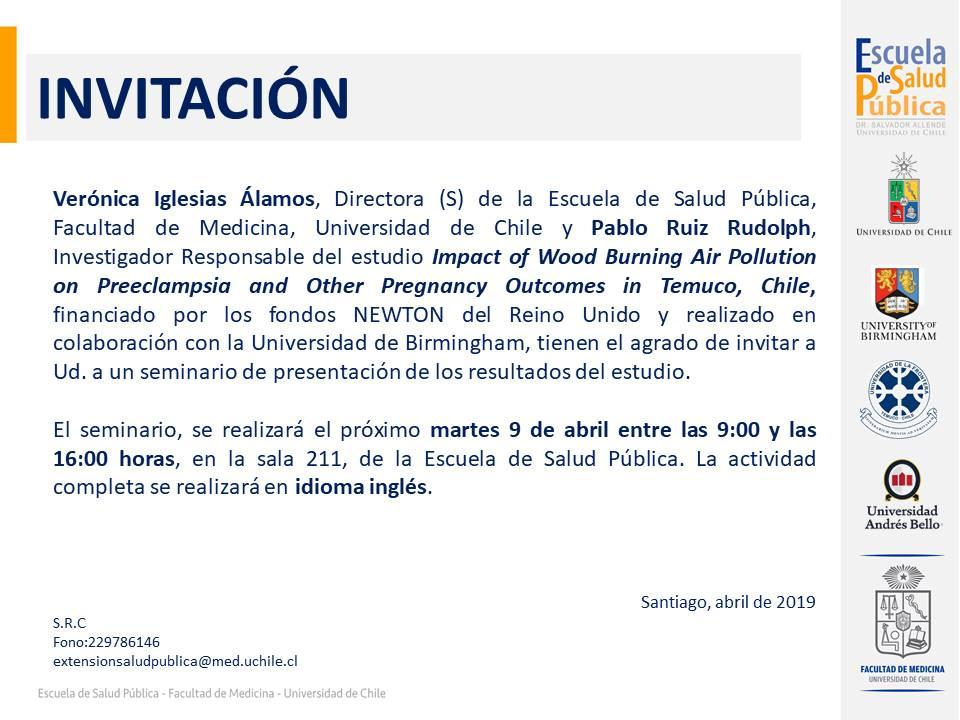 Presentación  resultados  estudio Impact of Wood Burning Air Pollution