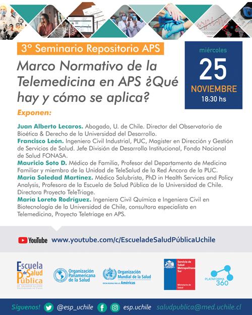 Marco Normativo de la Telemedicina en APS ¿Qué hay y cómo se aplica?