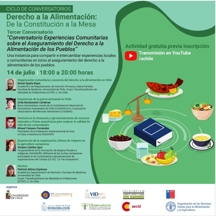 "Derecho a la alimentación: De la Constitución a la Mesa"