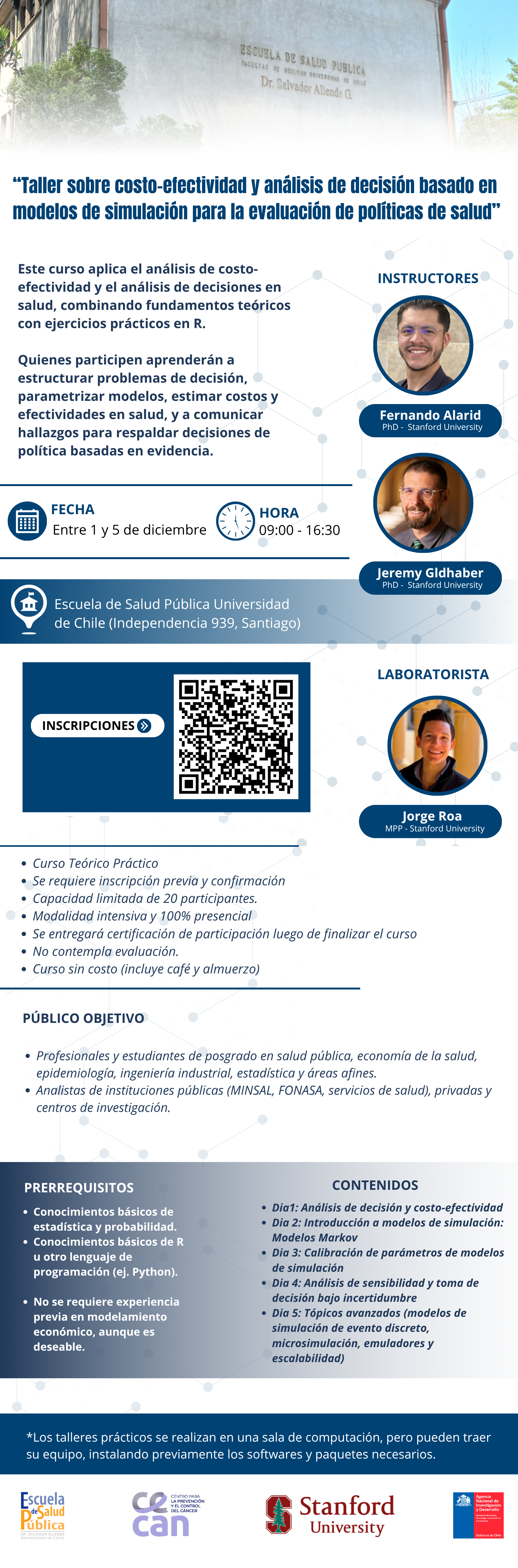 “Taller sobre costo-efectividad y análisis de decisión"