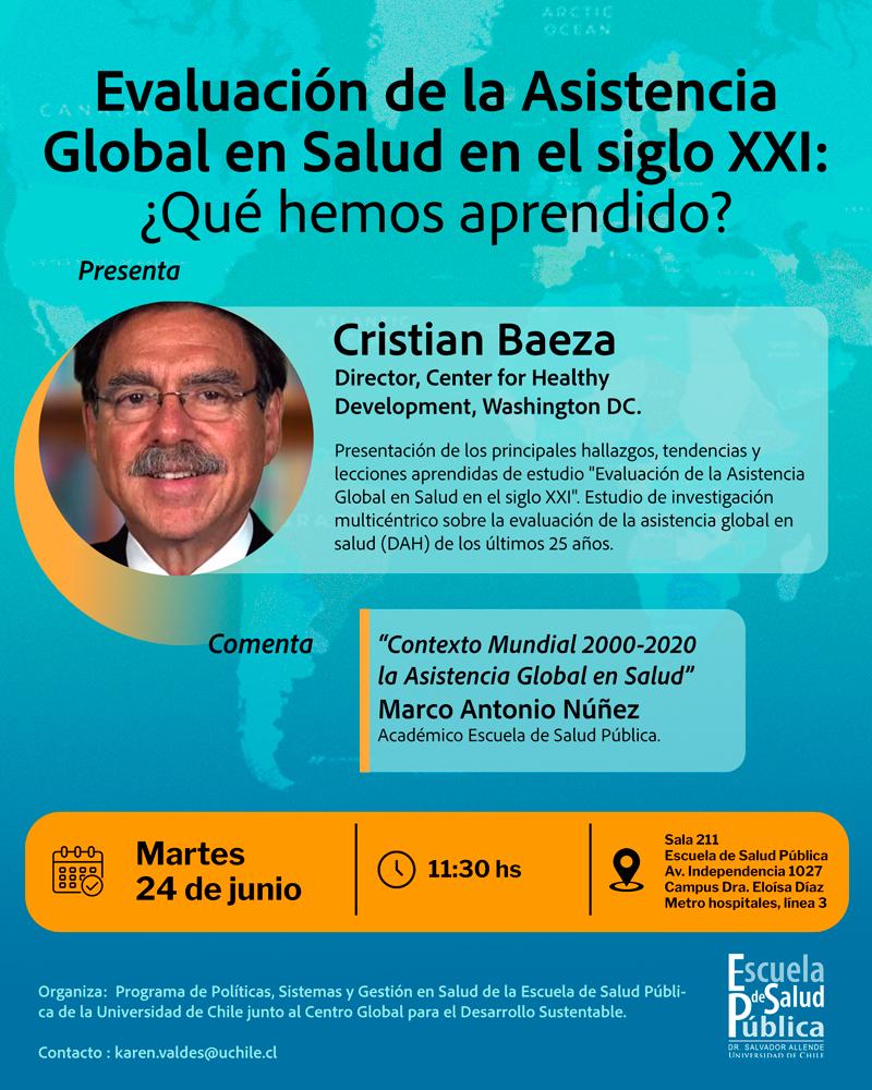 Seminario : "Evaluación de la Asistencia Global en Salud en el siglo XXI: ¿qué hemos aprendido?
