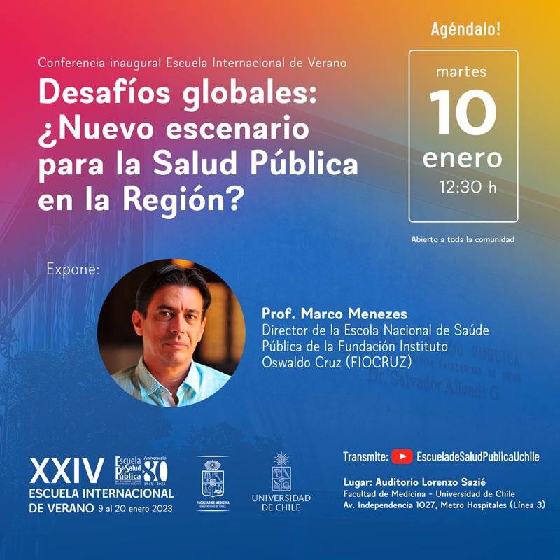 Invitación Conferencia Inaugural de la XXIV Escuela Internacional de Verano 2023