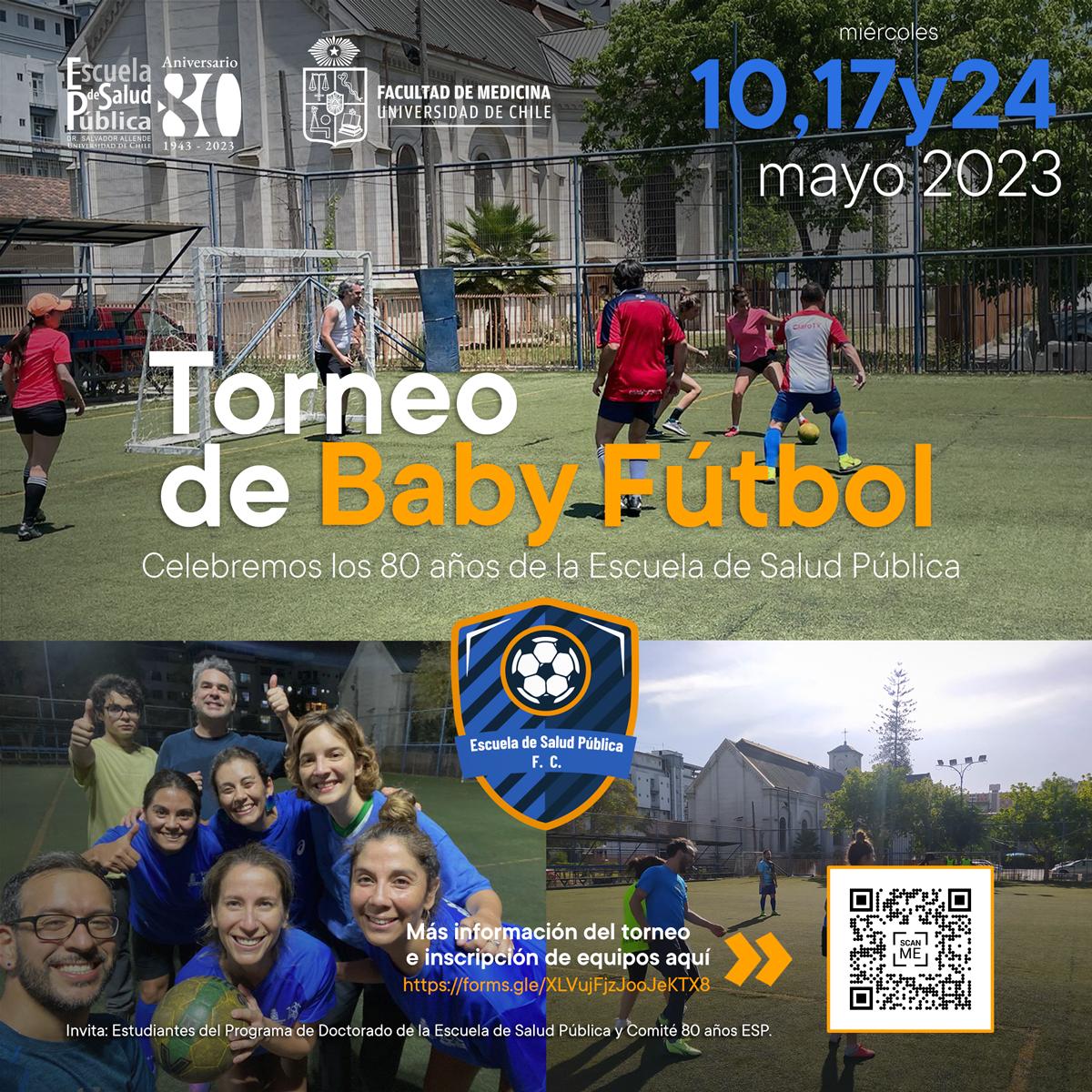 Inscripción Torneo de Baby Fútbol 80 años ESP