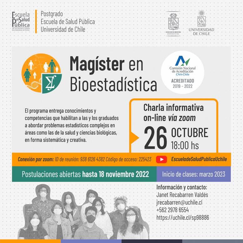 Charla postulación Magister de Bioestadística