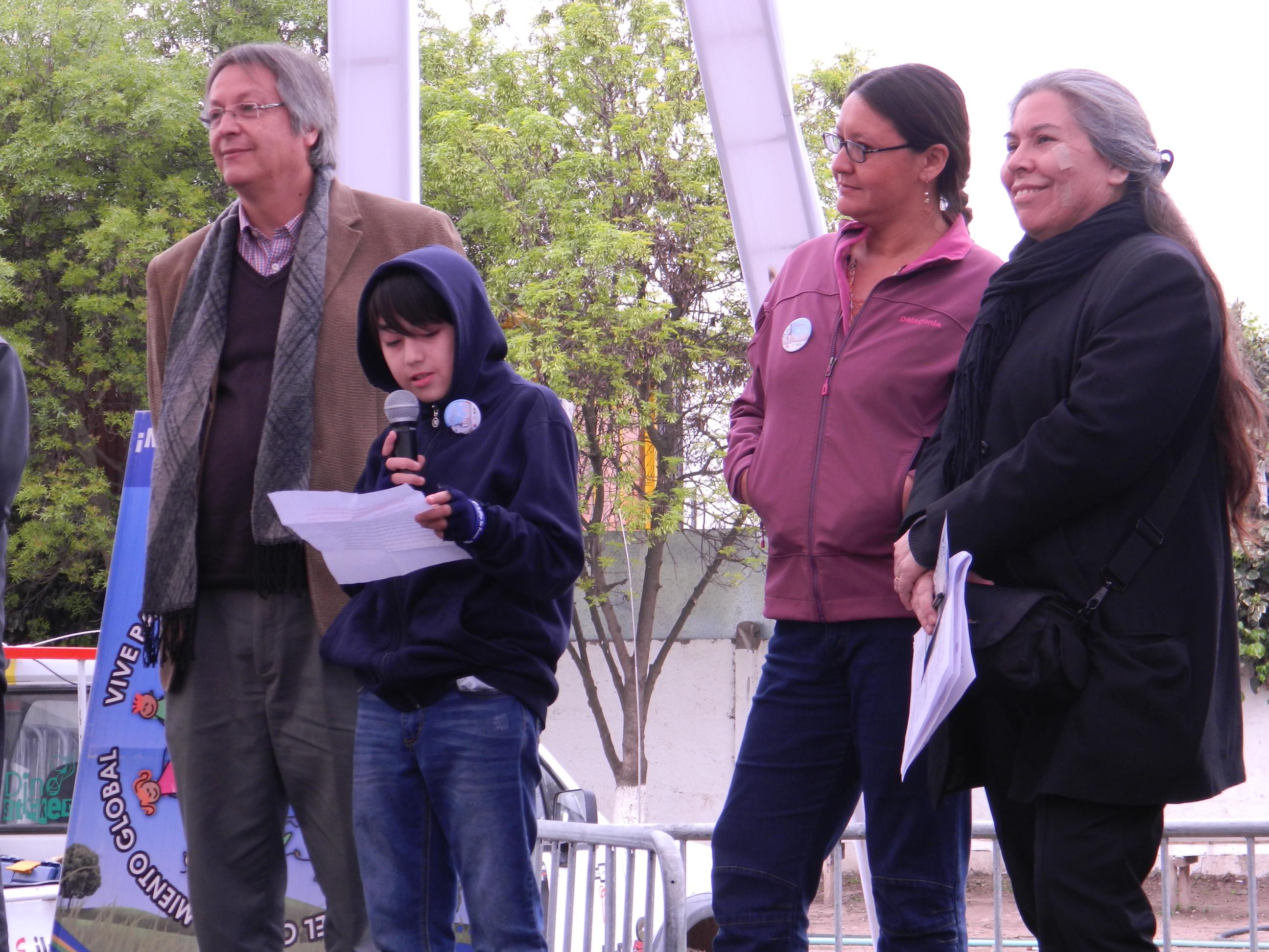 Dr. Óscar Arteaga, Gerardo Riberos, Soledad Burgos y Margarita Toledo.