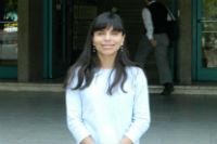 Alumna del doctorado, Macarena Valdés