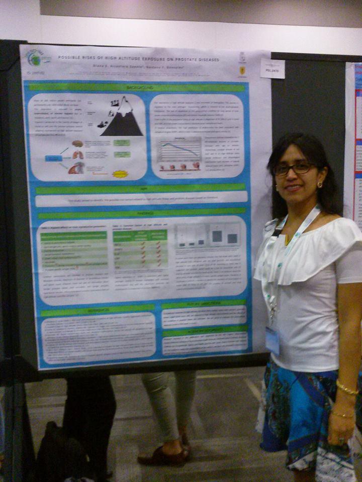 Diana Alcántara, estudiante del Doctorado en Salud Pública