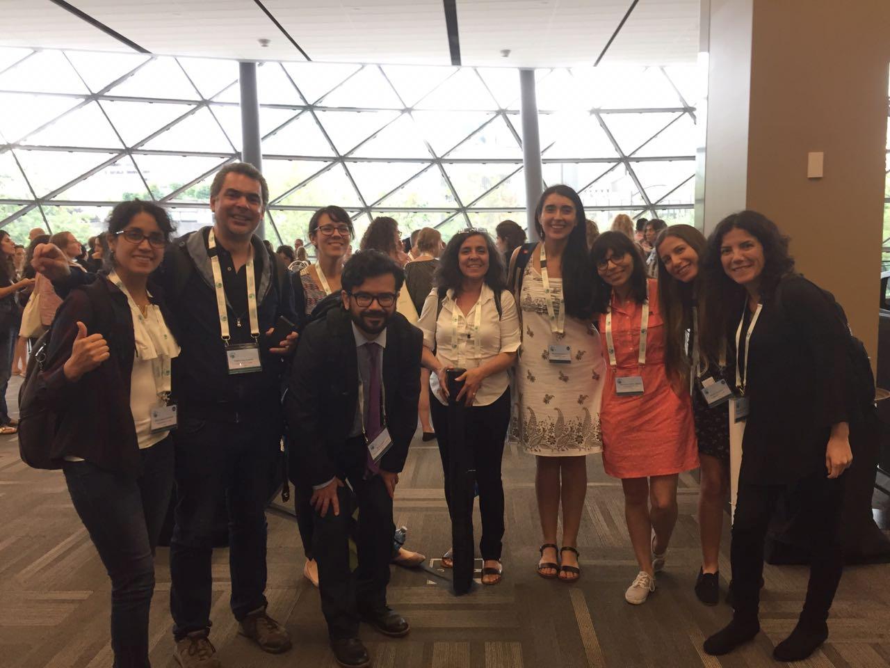 Diana Alcántara, estudiante del Doctorado en Salud Pública y profesionales de Latinomerica