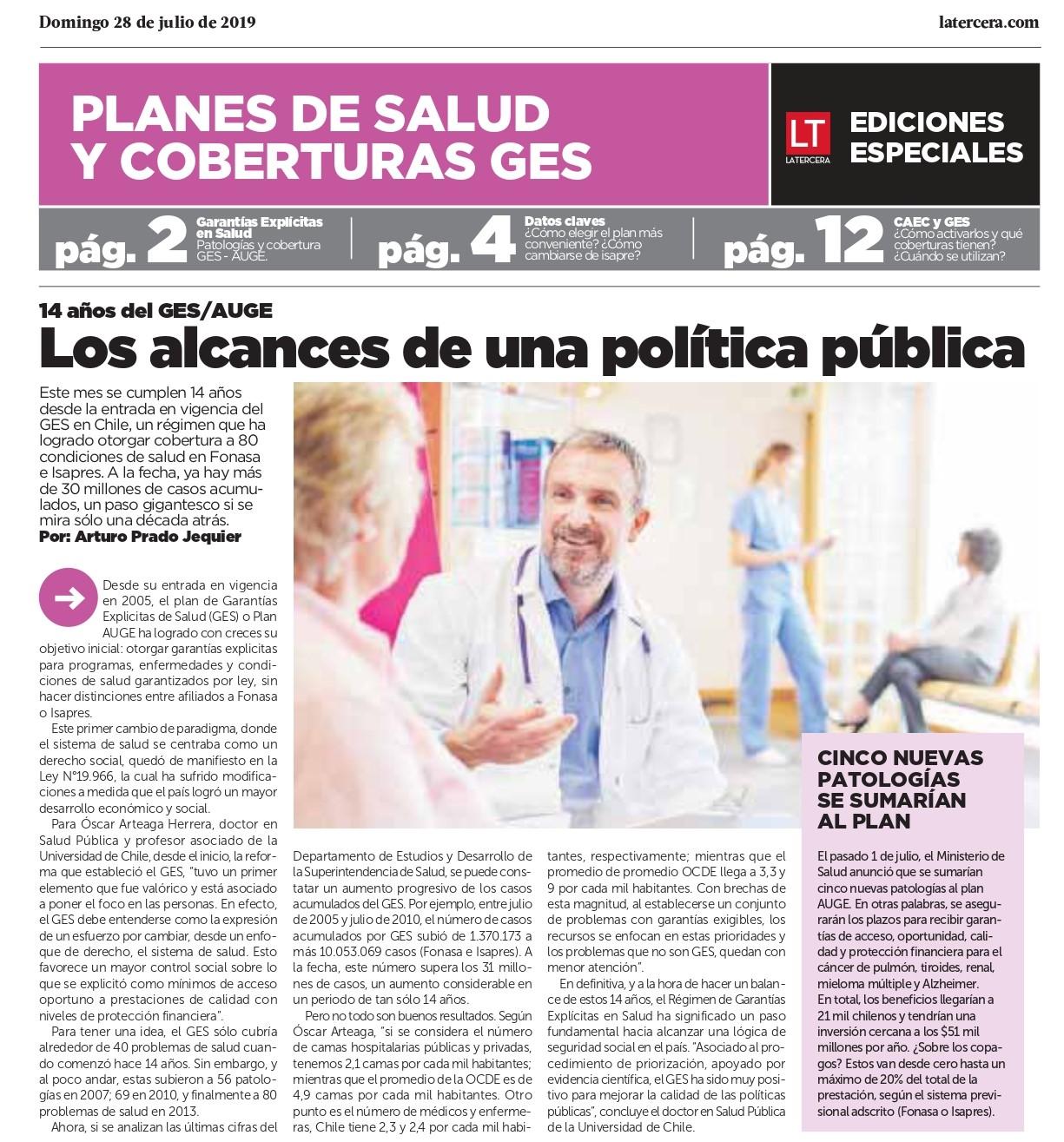 La Tercera, edición especial